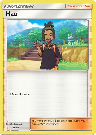 Hau (23/30) [Sun & Moon: Trainer Kit - Alolan Raichu] | Exor Games New Glasgow