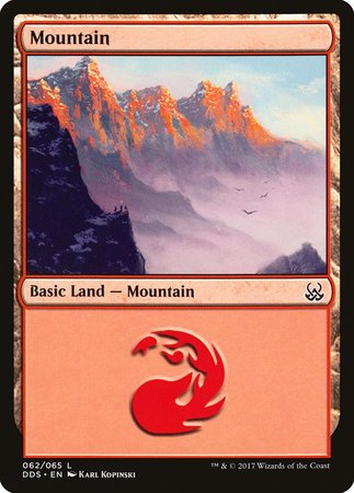 Mountain (62) [Duel Decks: Mind vs. Might] | Exor Games New Glasgow