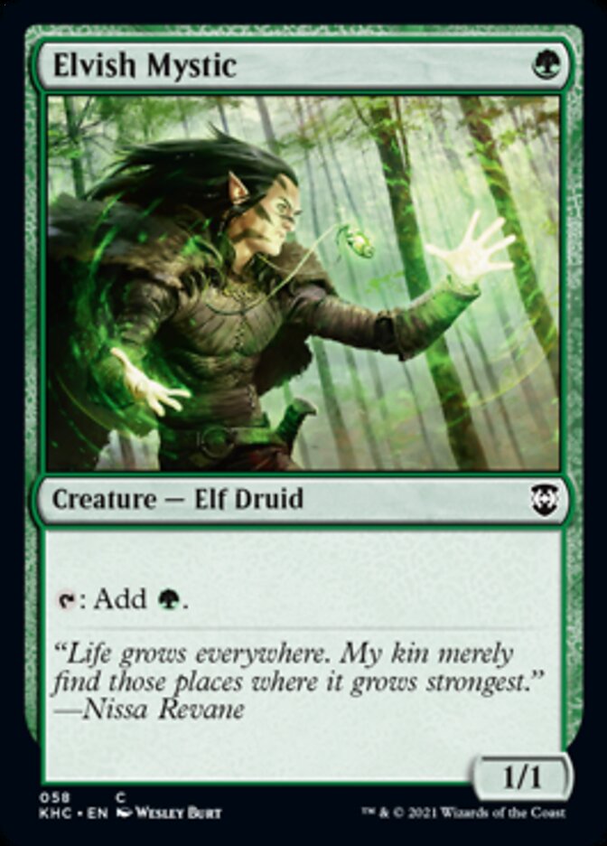 Elvish Mystic [Kaldheim Commander] | Exor Games New Glasgow