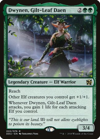 Dwynen, Gilt-Leaf Daen [Duel Decks: Elves vs. Inventors] | Exor Games New Glasgow