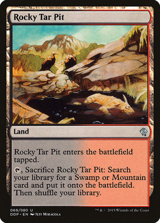 Rocky Tar Pit [Duel Decks: Zendikar vs. Eldrazi] | Exor Games New Glasgow