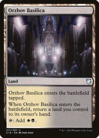 Orzhov Basilica [Commander 2018] | Exor Games New Glasgow