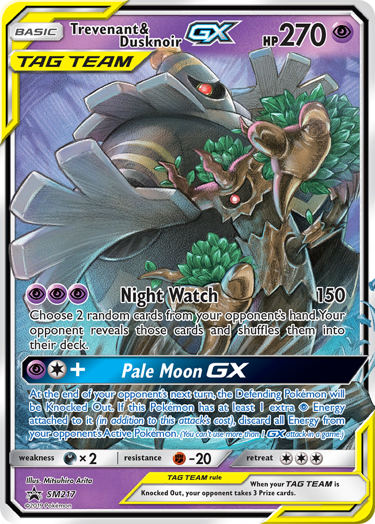 Trevenant & Dusknoir GX (SM217) [Sun & Moon: Black Star Promos] | Exor Games New Glasgow