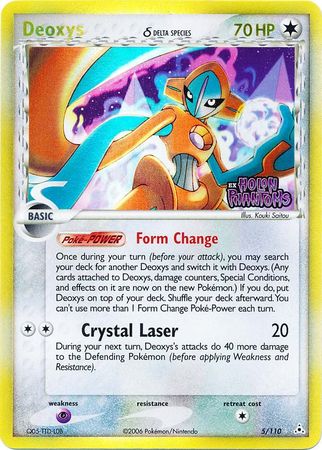 Deoxys (5/110) (Delta Species) (Stamped) [EX: Holon Phantoms] | Exor Games New Glasgow