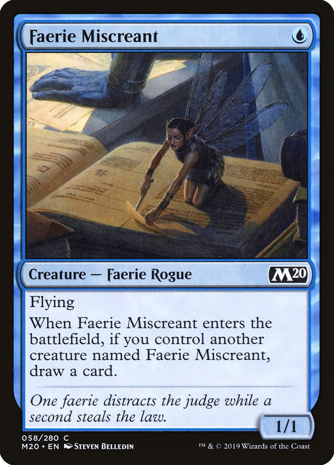 Faerie Miscreant [Core Set 2020] | Exor Games New Glasgow