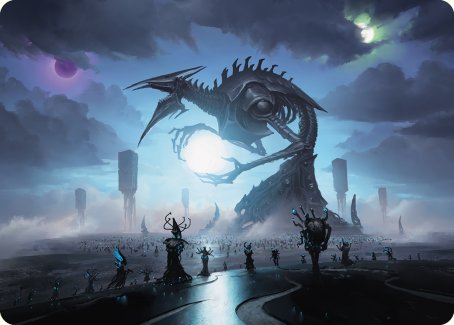 Blue Sun's Zenith Art Card [Phyrexia: All Will Be One Art Series] | Exor Games New Glasgow