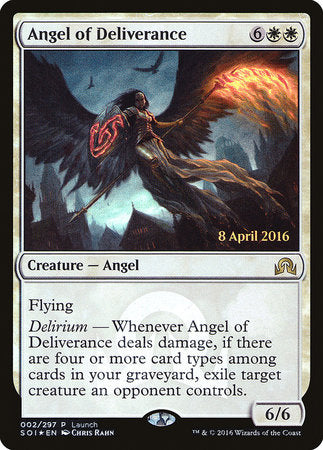 Angel of Deliverance [Shadows over Innistrad Promos] | Exor Games New Glasgow