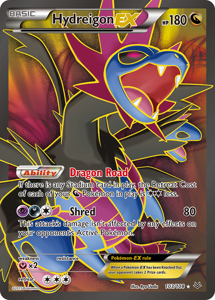 Hydreigon EX (103/108) [XY: Roaring Skies] | Exor Games New Glasgow