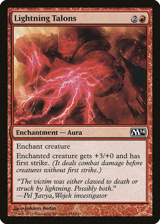 Lightning Talons [Magic 2014] | Exor Games New Glasgow