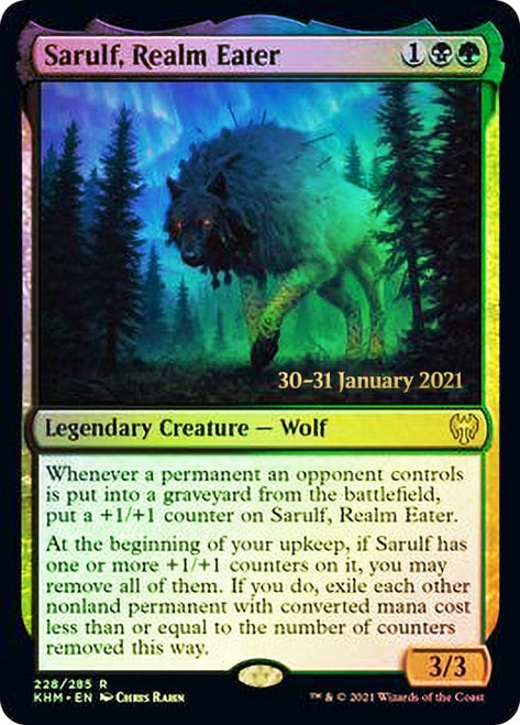 Sarulf, Realm Eater  [Kaldheim Prerelease Promos] | Exor Games New Glasgow