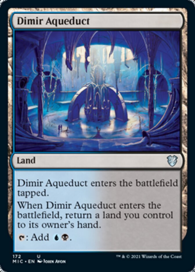 Dimir Aqueduct [Innistrad: Midnight Hunt Commander] | Exor Games New Glasgow