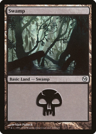 Swamp (105) [Duels of the Planeswalkers] | Exor Games New Glasgow