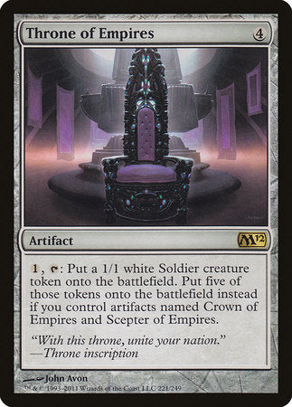 Throne of Empires [Magic 2012] | Exor Games New Glasgow