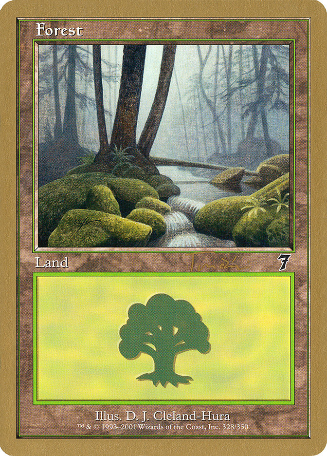 Forest (jt328) (Jan Tomcani) [World Championship Decks 2001] | Exor Games New Glasgow