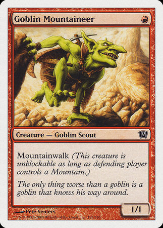 Goblin Mountaineer [Ninth Edition] | Exor Games New Glasgow