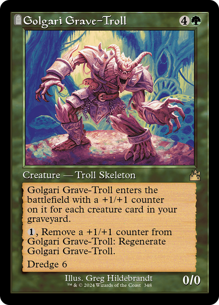 Golgari Grave-Troll (Retro Frame) [Ravnica Remastered] | Exor Games New Glasgow