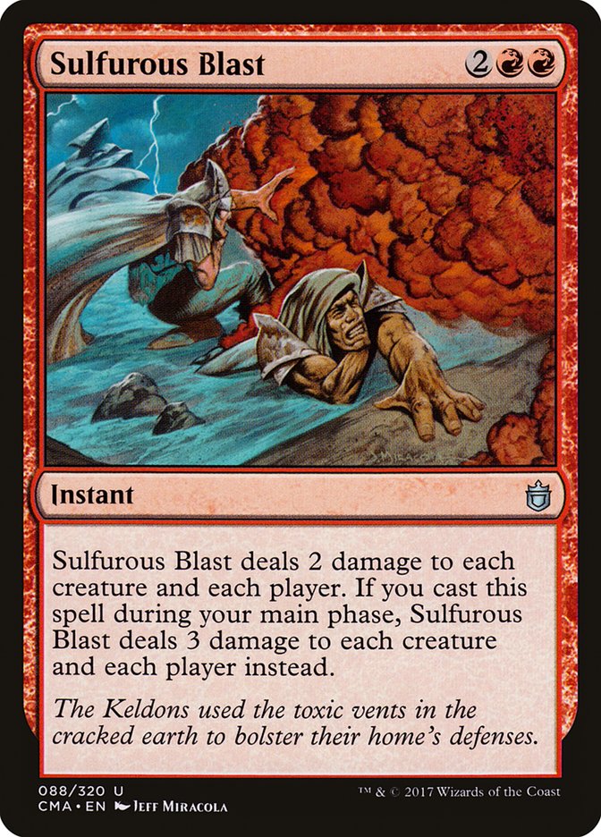 Sulfurous Blast [Commander Anthology] | Exor Games New Glasgow