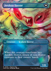 Thing in the Ice // Awoken Horror (Borderless Alternate Art) [Regional Championship Qualifiers 2023] | Exor Games New Glasgow