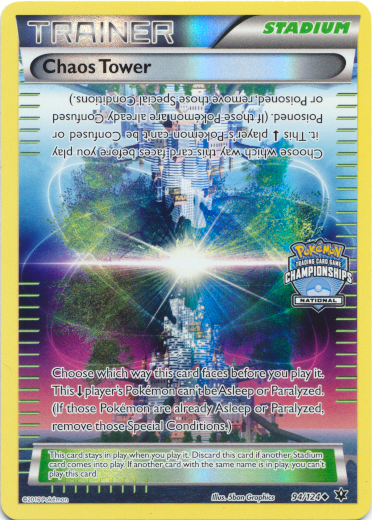 Chaos Tower (94/124) (National Championship Promo) [XY: Fates Collide] | Exor Games New Glasgow