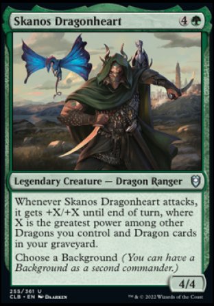 Skanos Dragonheart [Commander Legends: Battle for Baldur's Gate] | Exor Games New Glasgow