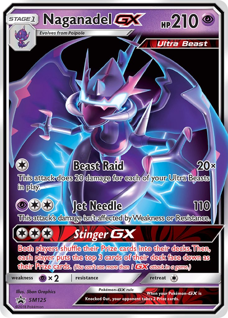 Naganadel GX (SM125) [Sun & Moon: Black Star Promos] | Exor Games New Glasgow