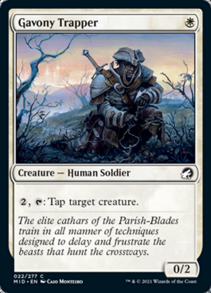 Gavony Trapper [Innistrad: Midnight Hunt] | Exor Games New Glasgow