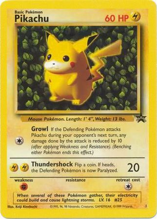 Pikachu (1) (Promo) [Wizards of the Coast: Black Star Promos] | Exor Games New Glasgow