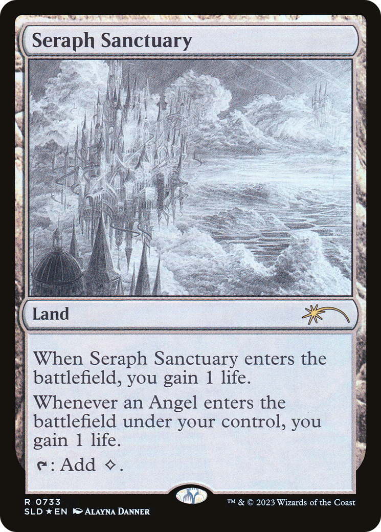 Seraph Sanctuary (Sketch) [Secret Lair Drop Promos] | Exor Games New Glasgow