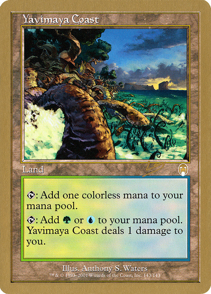 Yavimaya Coast (Raphael Levy) [World Championship Decks 2002] | Exor Games New Glasgow