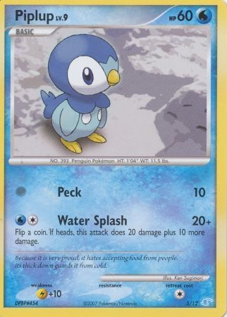 Piplup (5/12) [Diamond & Pearl: Trainer Kit - Manaphy] | Exor Games New Glasgow