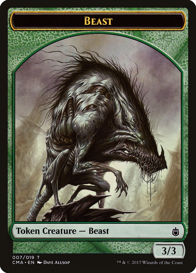 Beast (007/019) [Commander Anthology Tokens] | Exor Games New Glasgow