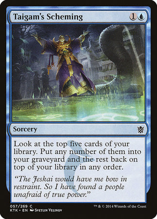 Taigam's Scheming [Khans of Tarkir] | Exor Games New Glasgow