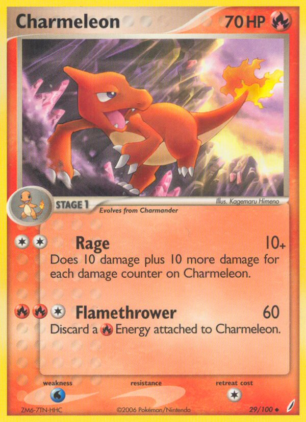 Charmeleon (29/100) [EX: Crystal Guardians] | Exor Games New Glasgow