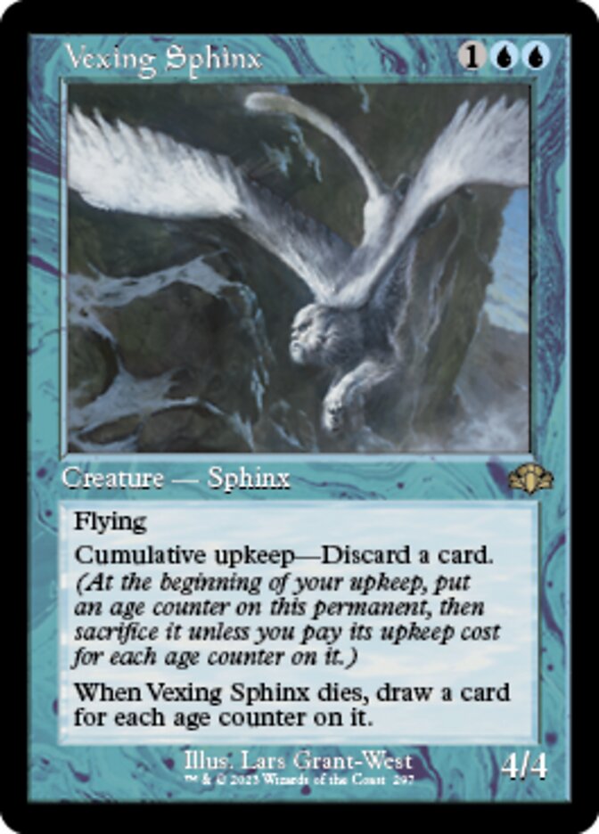 Vexing Sphinx (Retro) [Dominaria Remastered] | Exor Games New Glasgow