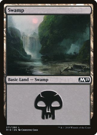 Swamp (271) [Core Set 2019] | Exor Games New Glasgow