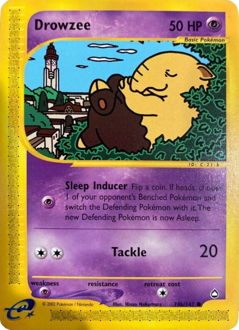 Drowzee (74b/147) [Aquapolis] | Exor Games New Glasgow