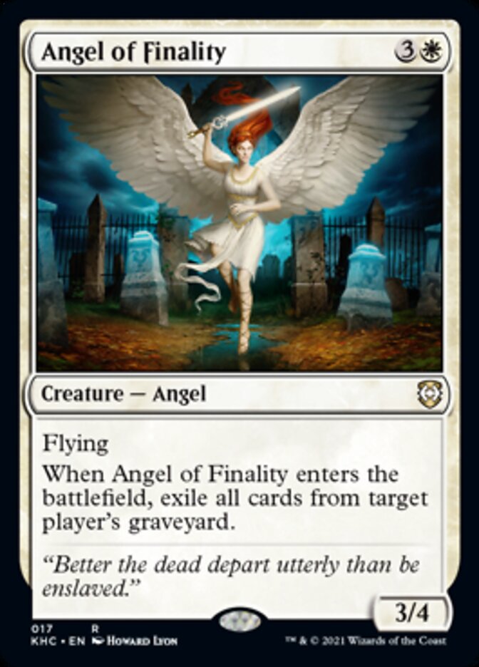 Angel of Finality [Kaldheim Commander] | Exor Games New Glasgow