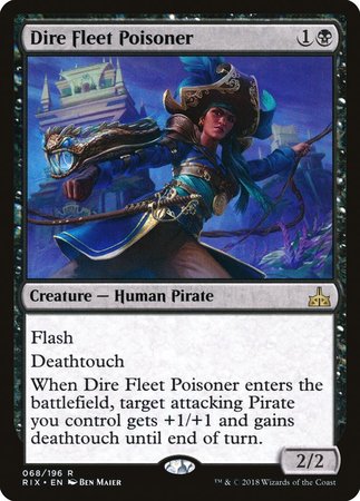 Dire Fleet Poisoner [Rivals of Ixalan] | Exor Games New Glasgow