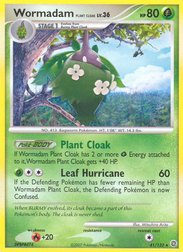 Wormadam Plant Cloak (41/132) [Diamond & Pearl: Secret Wonders] | Exor Games New Glasgow