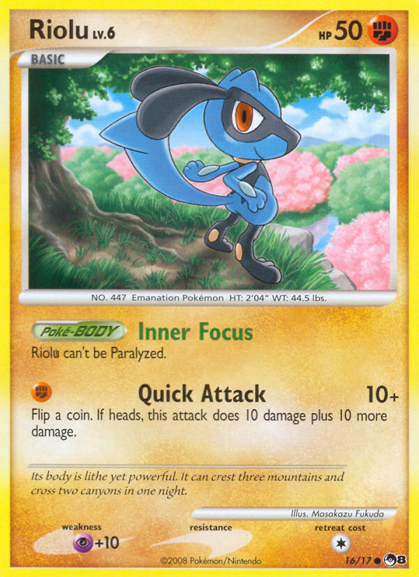 Riolu (16/17) [POP Series 8] | Exor Games New Glasgow