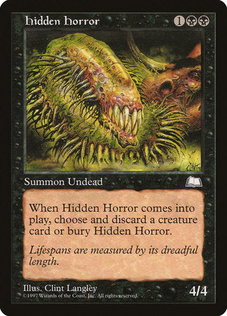Hidden Horror [Weatherlight] | Exor Games New Glasgow