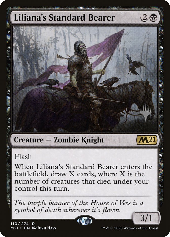 Liliana's Standard Bearer (Promo Pack) [Core Set 2021 Promos] | Exor Games New Glasgow