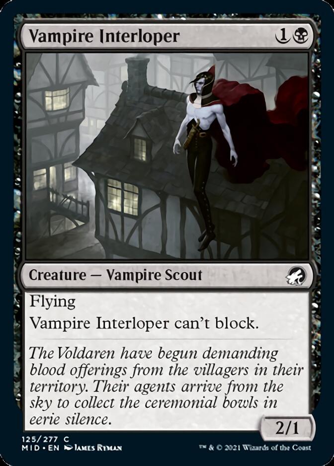 Vampire Interloper [Innistrad: Midnight Hunt] | Exor Games New Glasgow