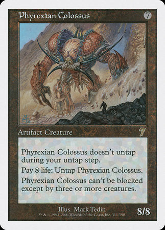 Phyrexian Colossus [Seventh Edition] | Exor Games New Glasgow