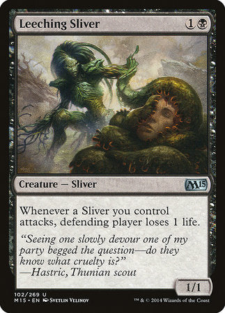 Leeching Sliver [Magic 2015] | Exor Games New Glasgow