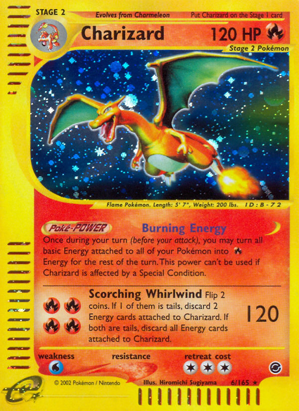 Charizard (6/165) [Expedition: Base Set] | Exor Games New Glasgow