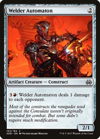 Welder Automaton [Aether Revolt] | Exor Games New Glasgow