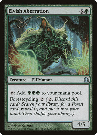 Elvish Aberration [Commander 2011] | Exor Games New Glasgow