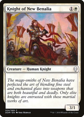 Knight of New Benalia [Dominaria] | Exor Games New Glasgow