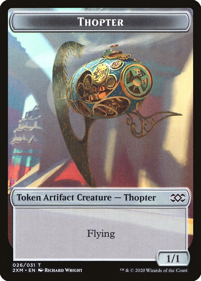 Thopter (026/031) [Double Masters Tokens] | Exor Games New Glasgow